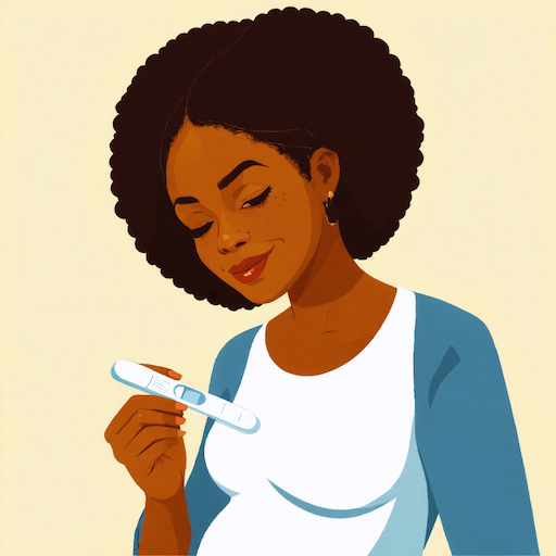 Illustration of ovaries and egg reserve